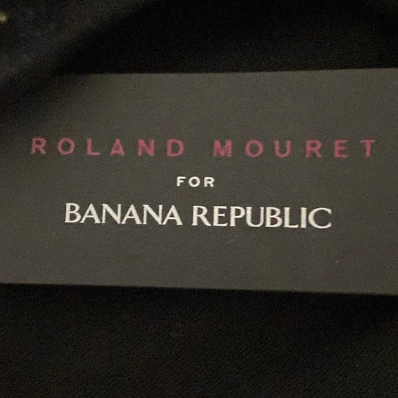 ROLAND MOURET x Banana Republic NEW Bodycon Dress Lace Long Sleeves Black Size 6 - Picture 8 of 9